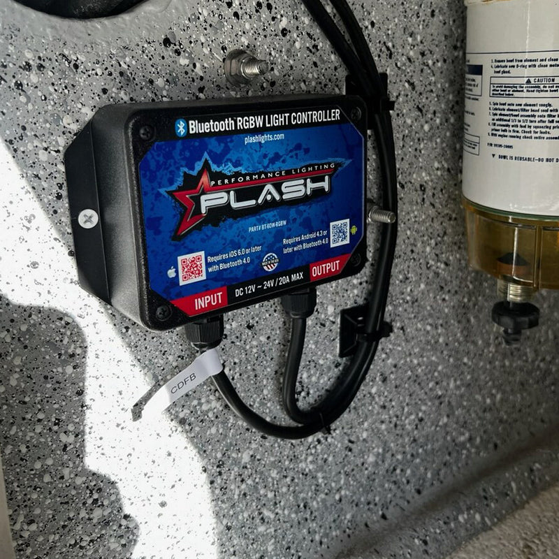 PLASH | RGBW Bluetooth™ LED Light Controller - Waterproof