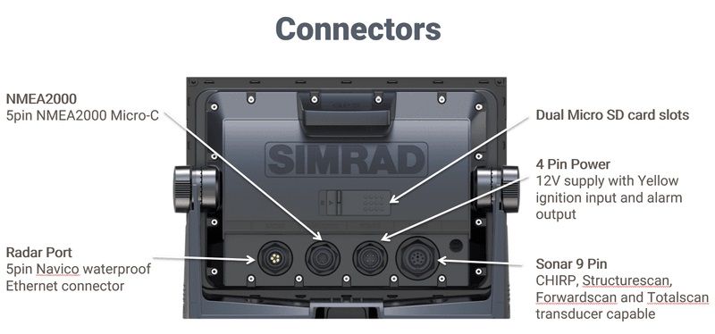 Simrad GO9 XSE 9" Plotter  Active Imaging 3in1 C-Map Discover