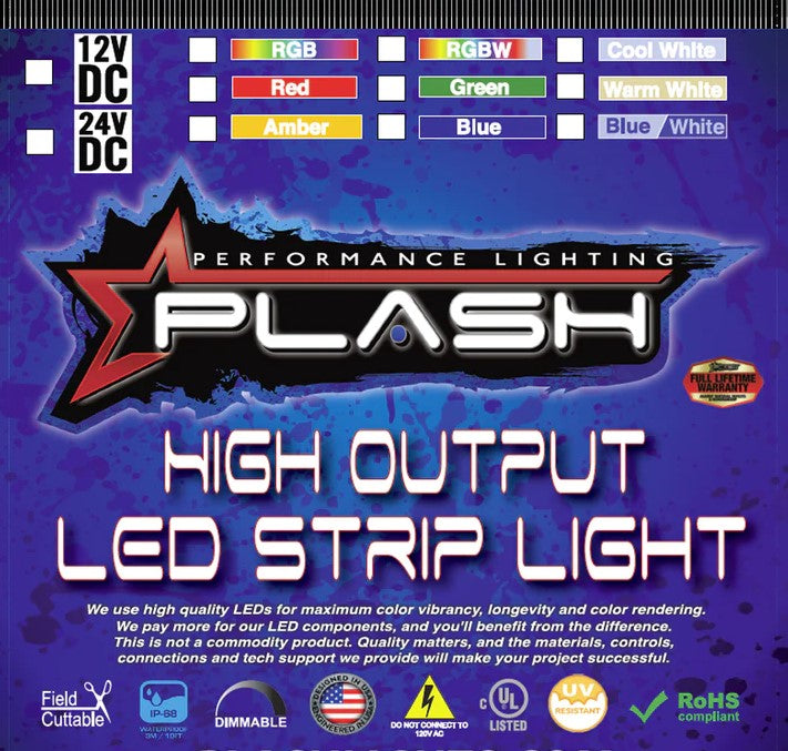 Plash Waterproof LED Light Strips